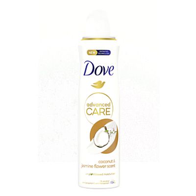DOVE Advanced Care Coconut & Jasmine Flower Antiperspirant Deodorant Spray 150ML