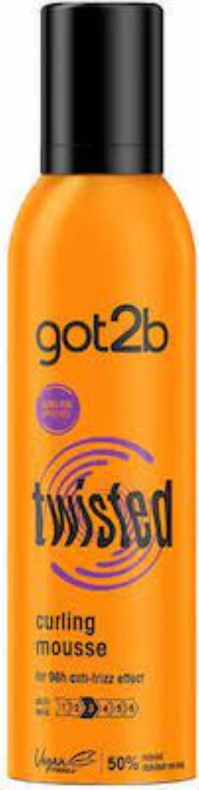 Schwarzkopf Got2B Twisted Curling Mousse Αφρός Κατά του Φριζαρίσματος για Τέλειες Μπούκλες, 250ml