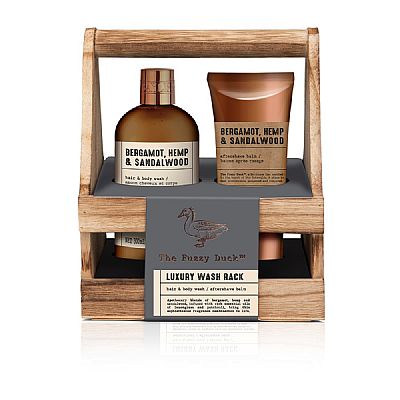 Baylis & Harding The Fuzzy Duck Bergamot, Hemp & Sandalwood Men's Luxury Grooming Duo Gift Set