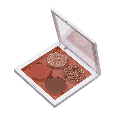 SENENTEEN VIBRANT EYES QUAD PALETTE No 06 WARM SUNSET