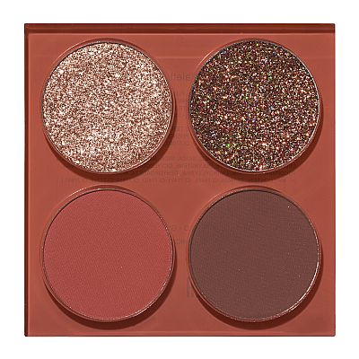 SENENTEEN VIBRANT EYES QUAD PALETTE No 06 WARM SUNSET