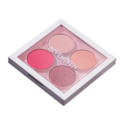 SENENTEEN VIBRANT EYES QUAD PALETTE No 05 ROSY NUDE