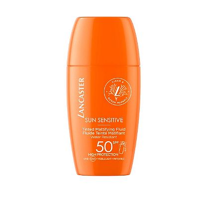 LANCASTER SUN SENSITIVE TINTED MATTIFYING FLUID SPF 50
