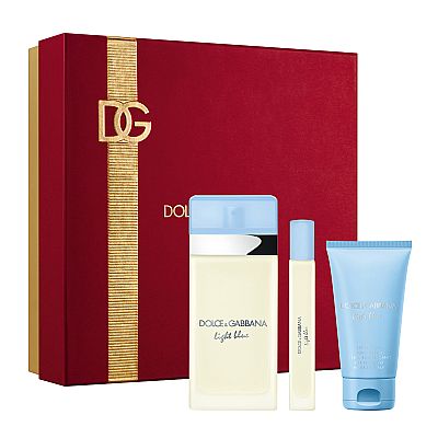 DOLCE&GABBANA Light Blue Eau de Toilette Trio Gift Set(EDT100ML+EDT10ML+BC50ML)