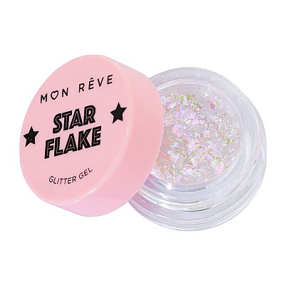 STARFLAKE GLITTER GEL 0.14oz / 4gr Glitter Gel πολλαπλών χρήσεων για έντονη πολυδιάστατη λάμψη