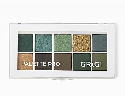 GRIGI PALETTE PRO 10 COLOURS No 04 THE GREEN PARADISE
