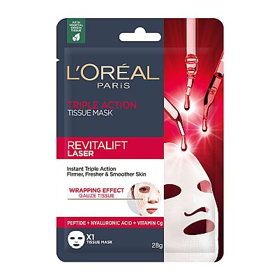 L'ORÉAL PARIS Revitalift Laser Υφασμάτινη Μάσκα Προσώπου