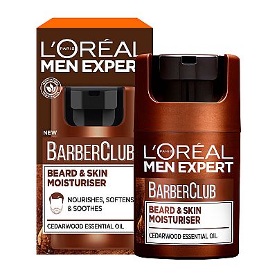 L'ORÉAL MEN EXPERT Barber Club Ενυδατική Κρέμα Για Πρόσωπο Και Γένια