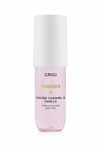 GRIGI ESSENZA WOMAN SALTED CARAMEL & VANILLA NO 13 PERFUME 5% FINE BODY MIST 90ml