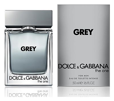 DOLCE & GABBANA THE ONE GREY FOR MEN EAU DE TOILETTE INTENSE 50 ML
