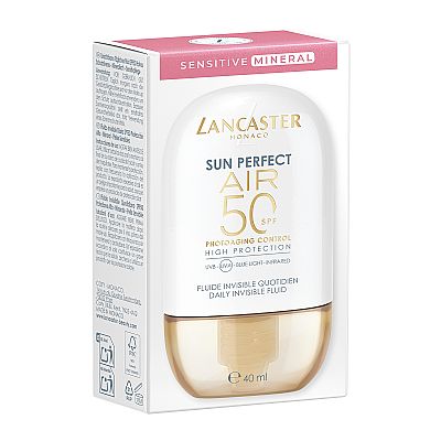LANCASTER Sun Beauty Air Daily Invisible Fluid SPF50 Sensitive Mineral