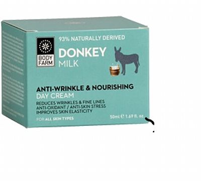 BODY FARM ΑΝΤΙΡΥΤΙΔΙΚH & ΘΡΕΠΤΙΚΗ ΚΡEΜΑ ΗΜΕΡΑΣ Γαλα γαιδουρας 50ml